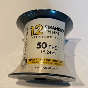 NWT Southwire 12 Stranded THHN 50 Ft. Copper Wire